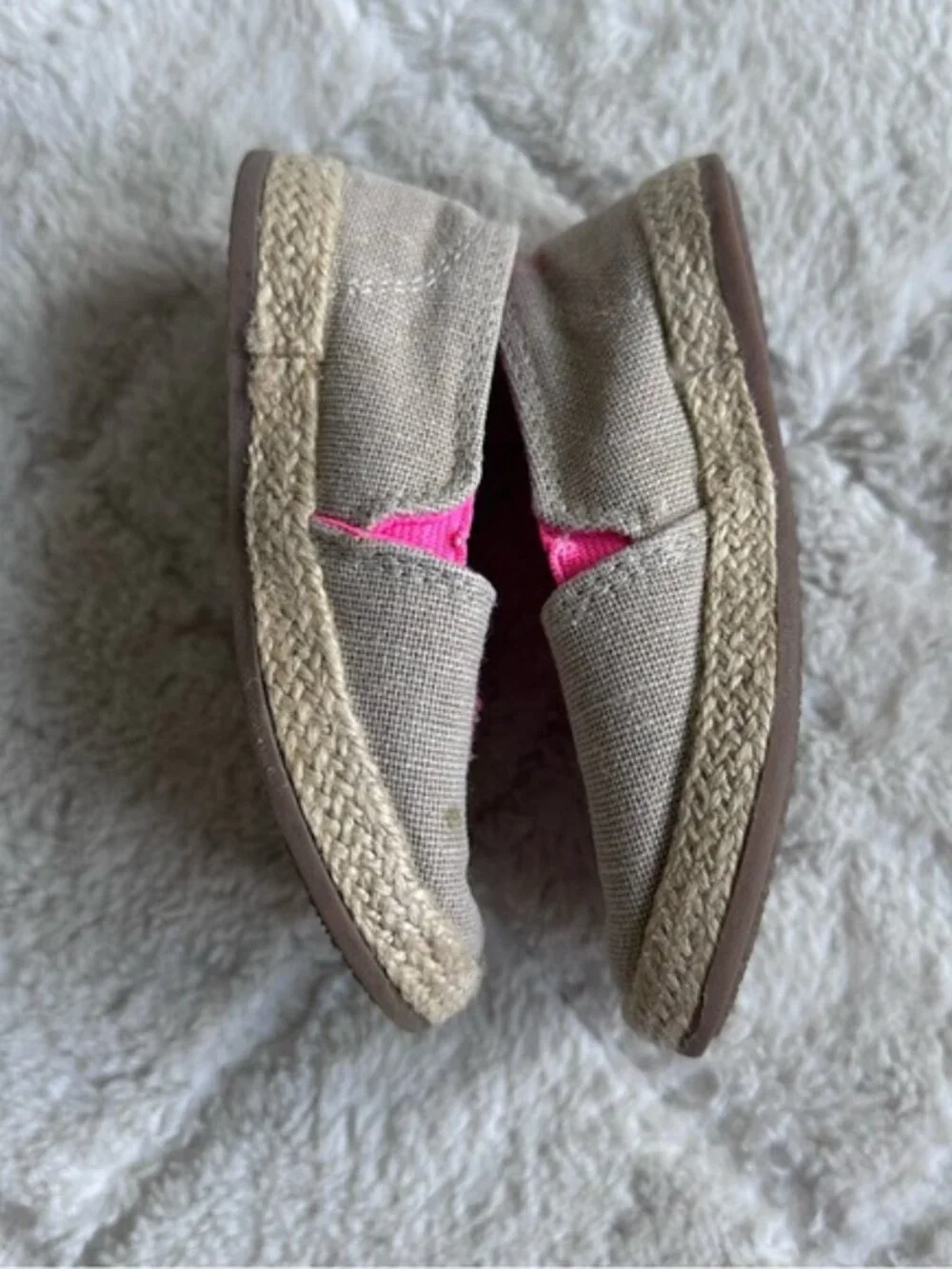 Carters | Cream and Pink Ice Cream Cone Ari Espadrille Shoes | Size 5 Toddler